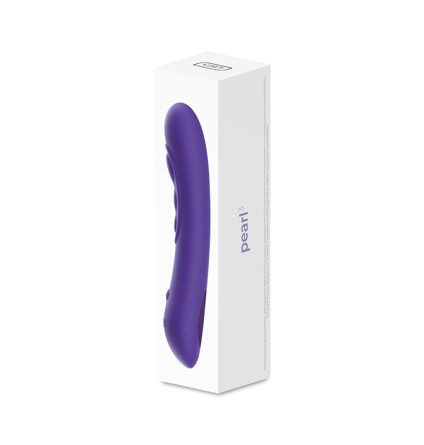 Kiiroo Pearl 3 G-Spot Silicone Vibrator with Touch Sensitivity