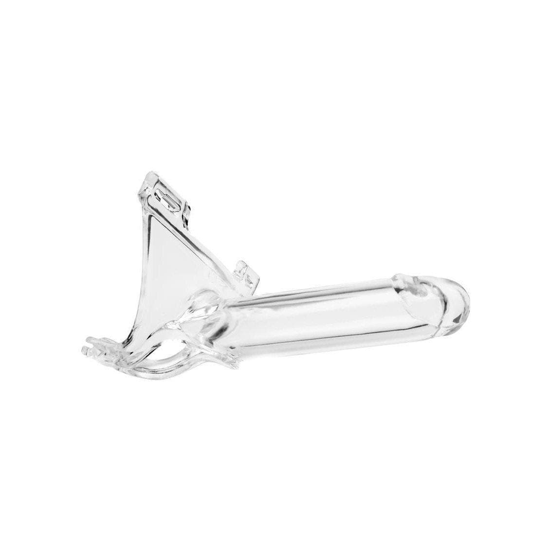 Perfect Fit Zoro Knight 6 Inch Hollow Strap-On - Clear - Romantic Blessings
