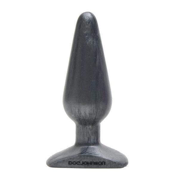 Platinum Premium Health-Grade 100% Silicone Charcoal Big End Butt Plug - Romantic Blessings