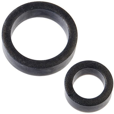 Platinum Premium Health-Grade Silicone Penis Ring 2 Size Pack Erection Enhancer - Romantic Blessings