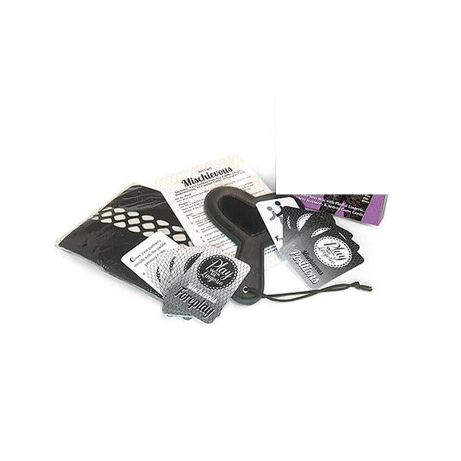 Play With Me Mischievous Sexy Lingerie Play Kit Black - Romantic Blessings