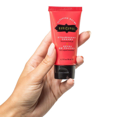 Pleasure Balm Couples Foreplay Kissable Flavored Cooling Sensation Body Gel - Romantic Blessings