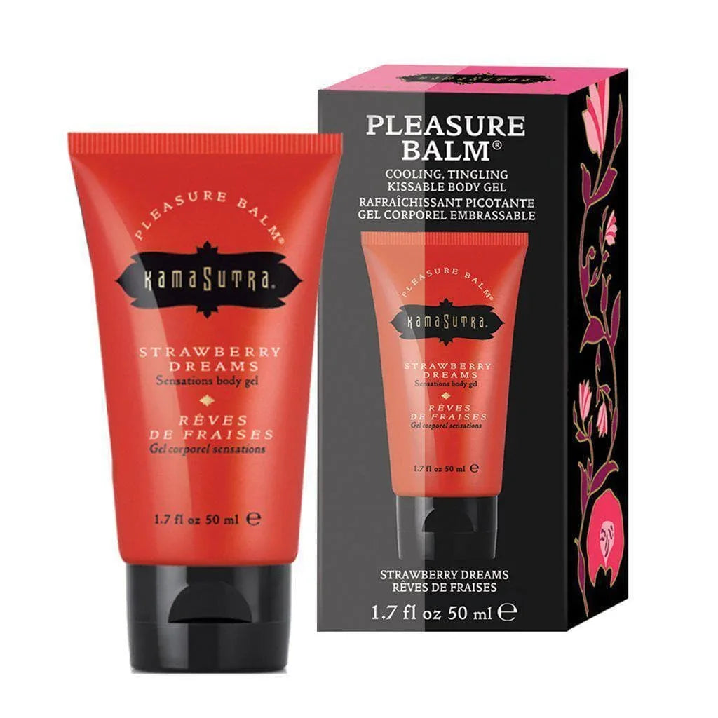 Pleasure Balm Couples Foreplay Kissable Flavored Cooling Sensation Body Gel - Romantic Blessings