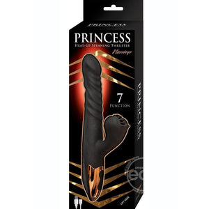 Princess Silicone Rechargeable Heat-Up Spinning Thruster - Romantic Blessings