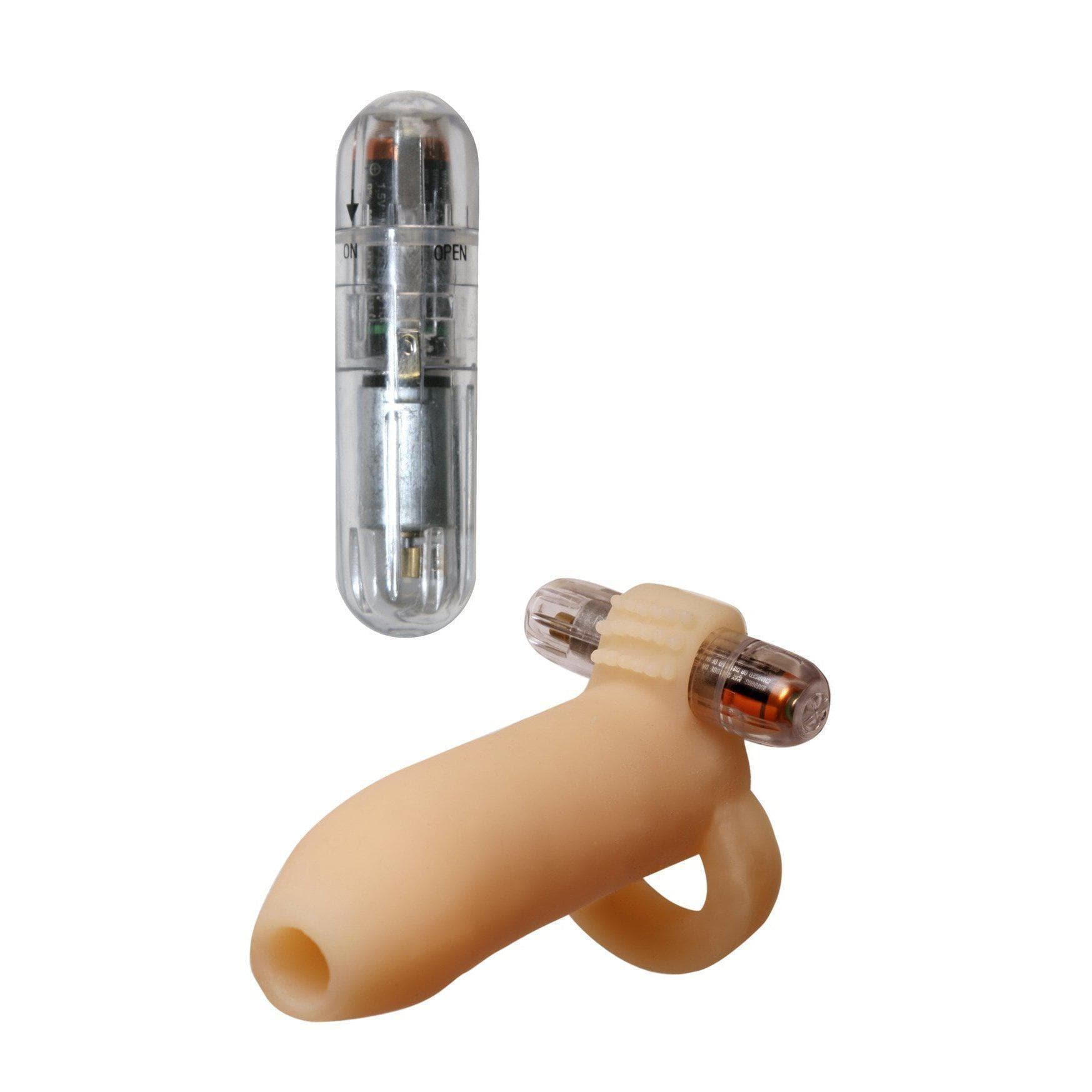 Ready 4 Action Real Feel Penis Erection Enhancer with Clitoral Stimulator - Romantic Blessings