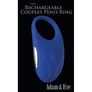 Rechargeable 10 Speed Waterproof Silicone Couples Penis Ring - Romantic Blessings