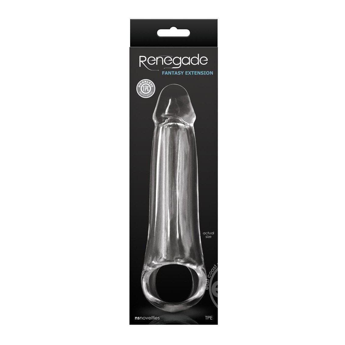 Renegade Fantasy Penis Extension Clear - Romantic Blessings