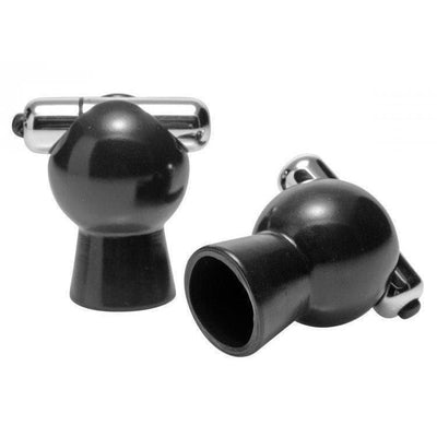 Reverb Squeezable Vibrating Nipple Suckers Topped with Bullet Vibrators - Romantic Blessings
