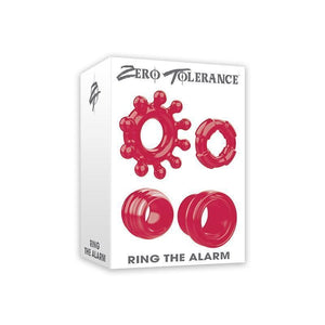 Ring The Alarm 4 Different Shapes & Textures Penis Ring Erection Enhancer Set - Romantic Blessings