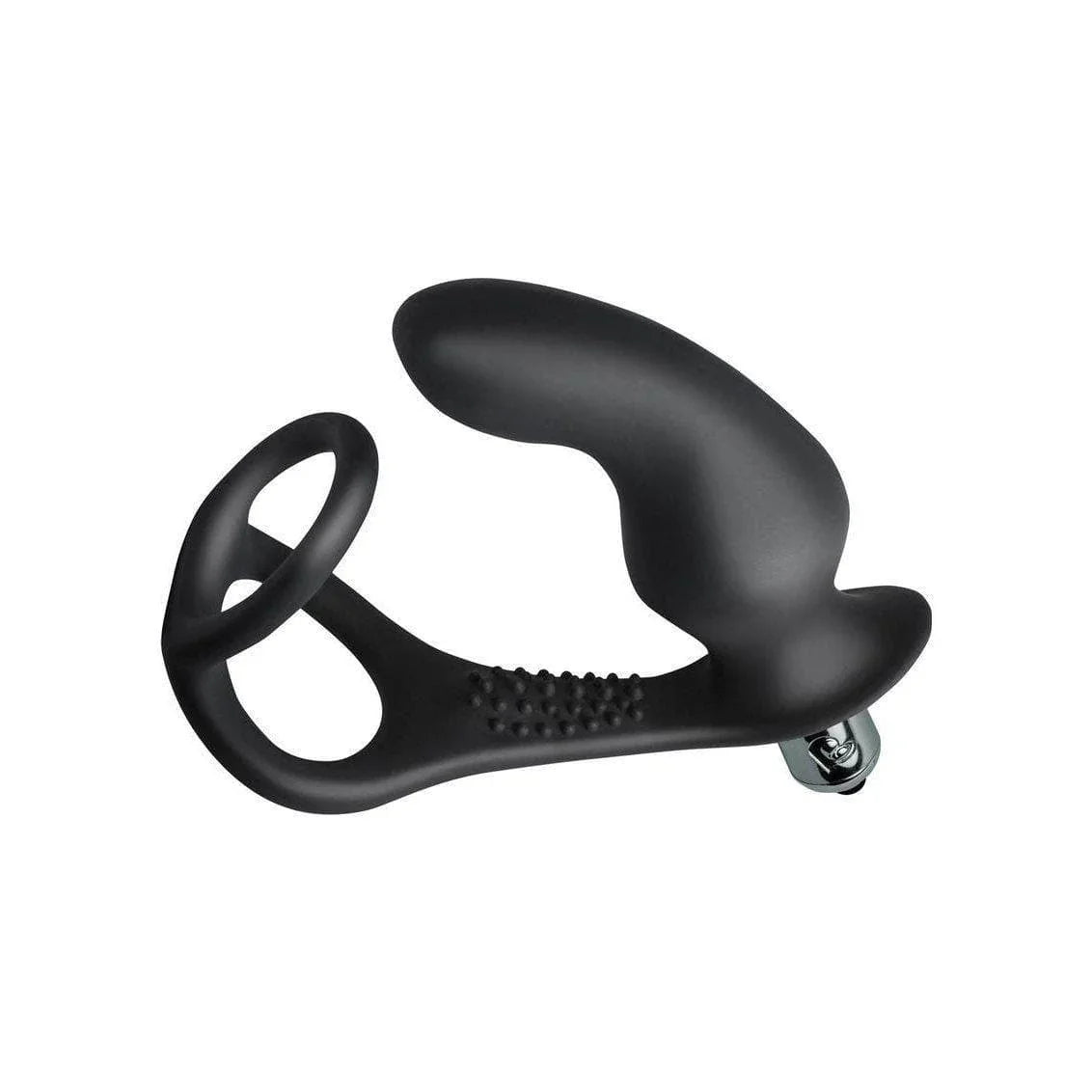 Ro-Zen Pro 10 Speed Rechargeable Prostate Vibrating Stimulator with Penis Ring - Romantic Blessings