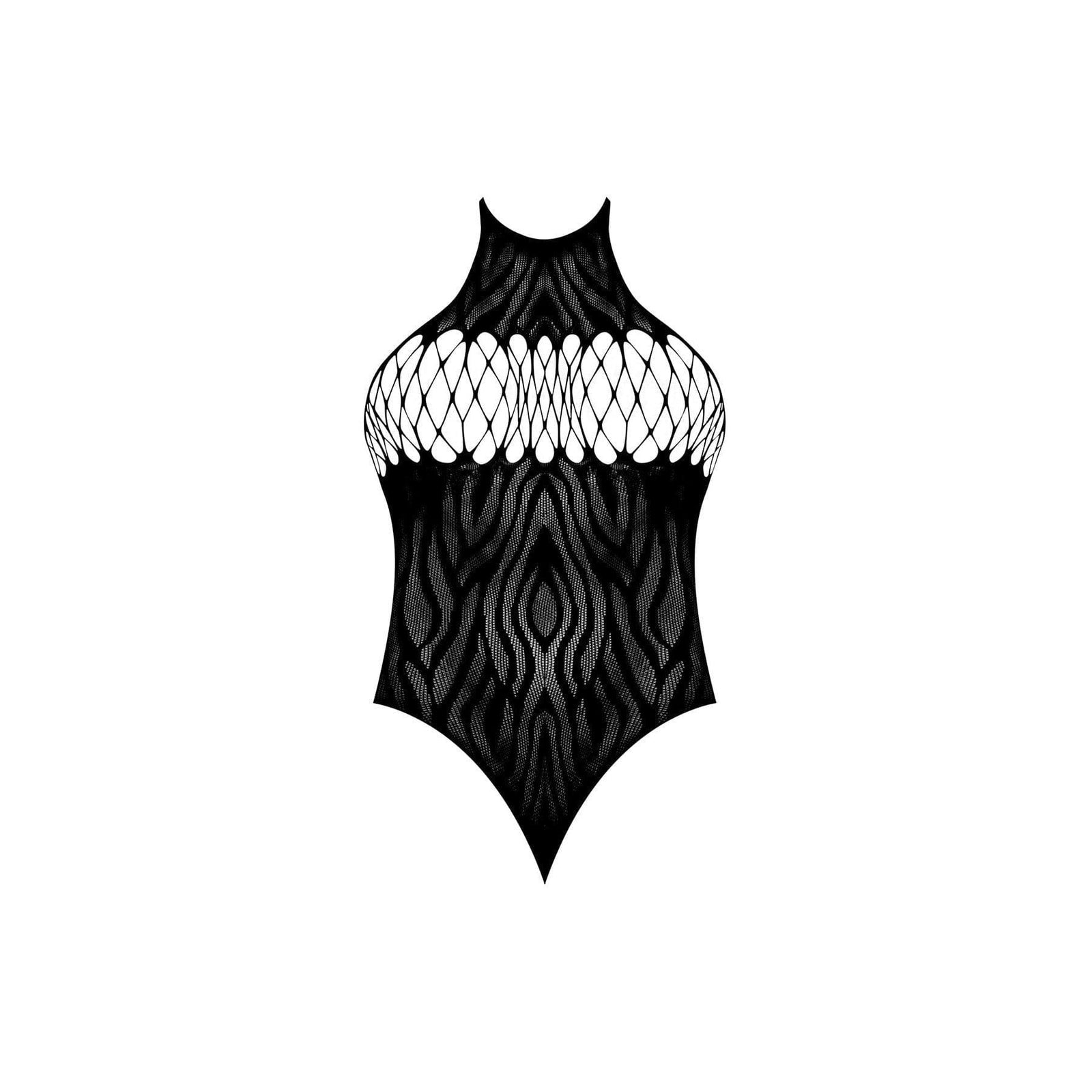 Magic Silk Seamless Seamless Halter Teddy Black OS - Romantic Blessings