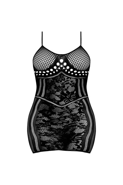 Magic Silk Seamless Dress Black One Size