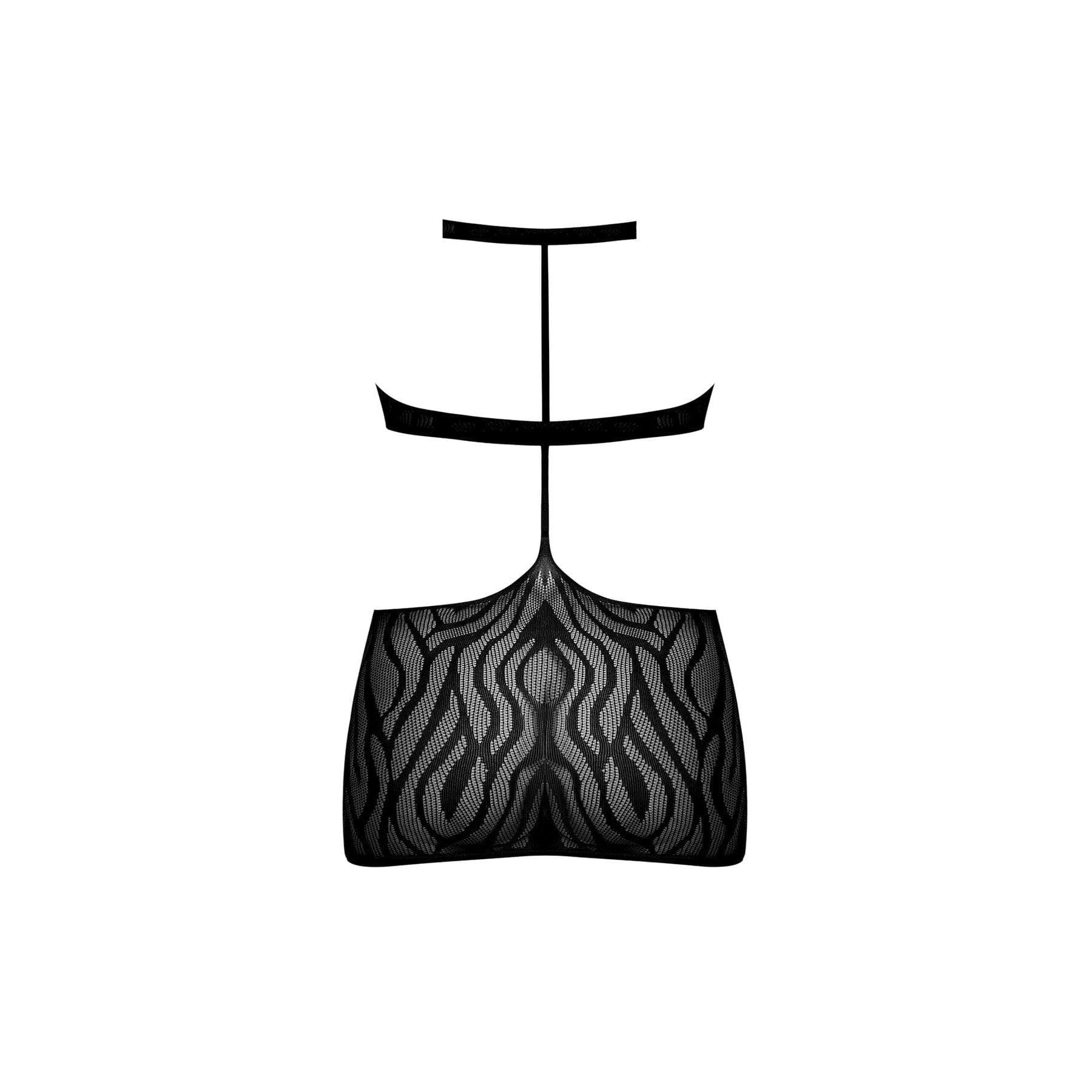 Magic Silk Seamless Keyhole Halter Dress Black OS - Romantic Blessings