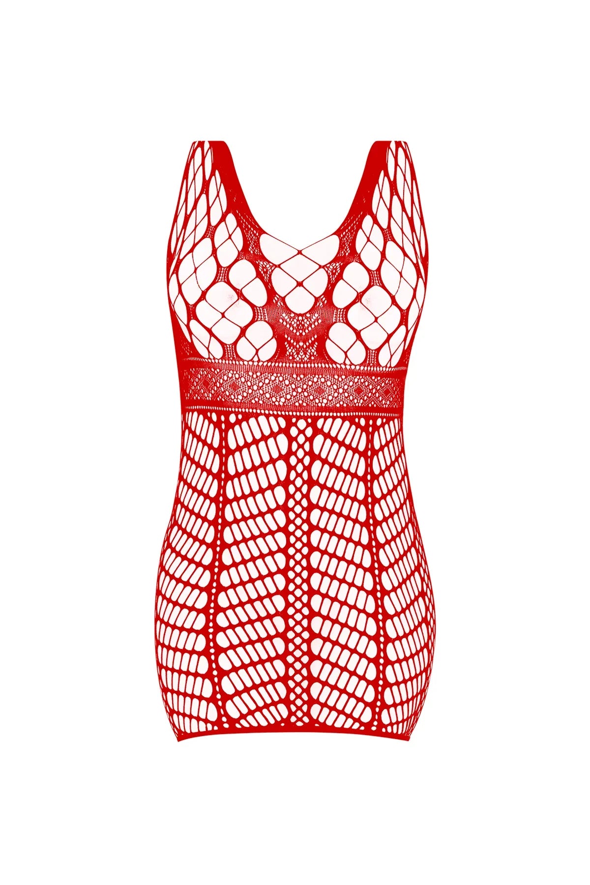 Magic Silk Seamless Dress Red One Size