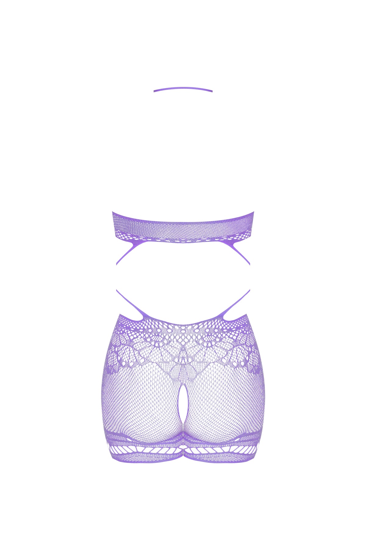 Magic Silk Seamless Crotchless Romper Lavender One Size