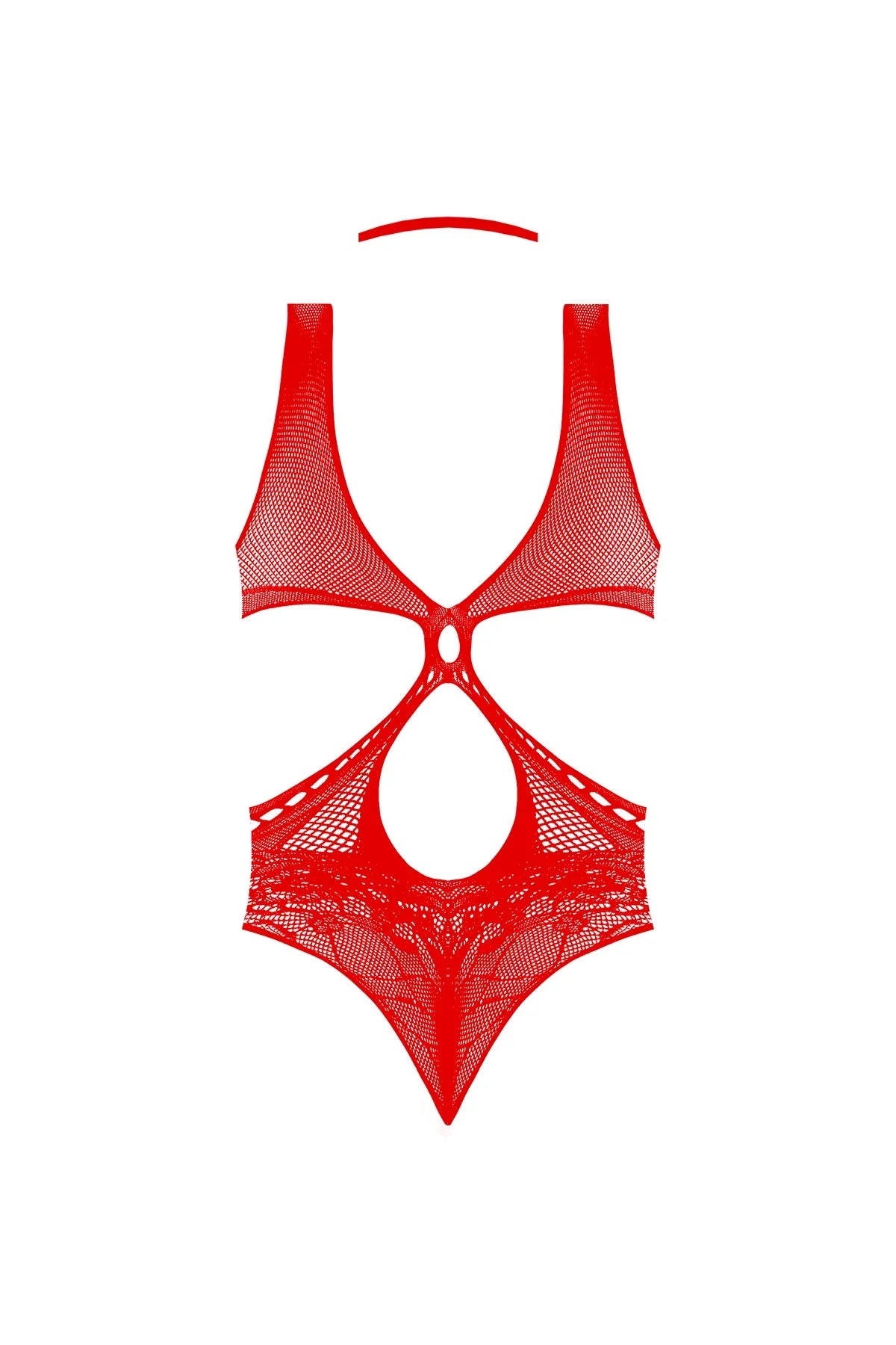 Magic Silk Seamless Teddy Red One Size