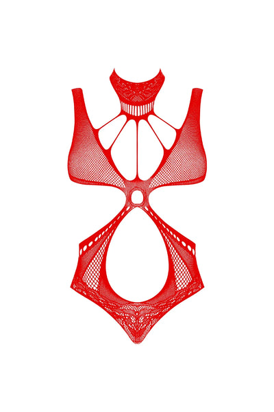 Magic Silk Seamless Teddy Red One Size
