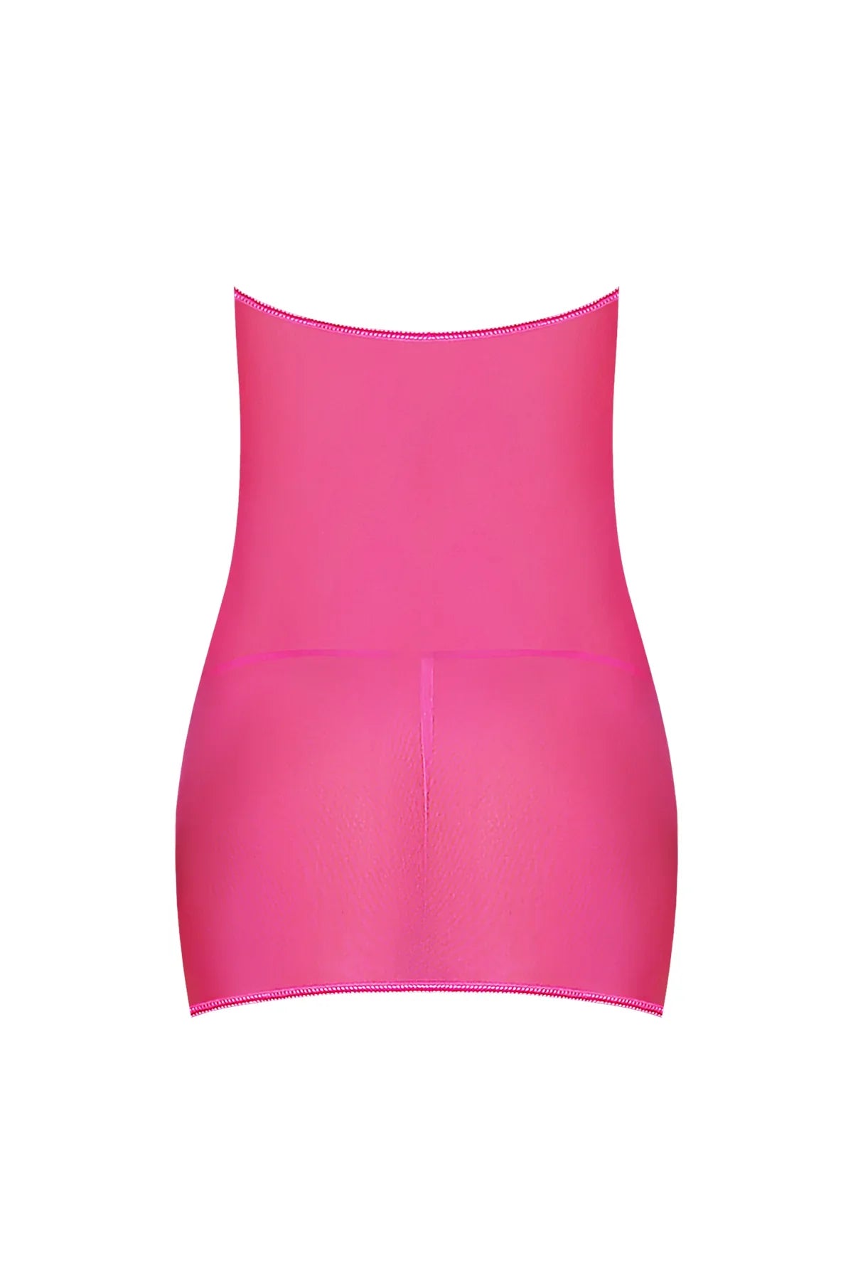 Magic Silk Club Seamless Mesh Dress & G-String Pink One Size
