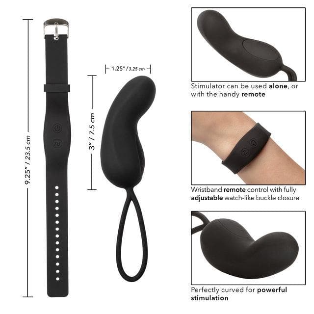 Silicone Remote Vibrating Clitoris, G Spot, & Penis Ring Couples Foreplay Set - Romantic Blessings