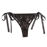Silicone Rechargeable Lace Thong Panty 3 Piece Vibrator With Remote Control - Romantic Blessings