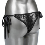 Silicone Rechargeable Lace Thong Panty 3 Piece Vibrator With Remote Control - Romantic Blessings