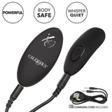 Silicone Rechargeable Lace Panty 3 Piece Vibrator With Remote Control Black - Romantic Blessings