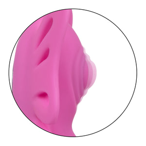Venus Butterfly Silicone Remote Pulsating Venus G USB Rechargeable Waterproof Pink - Romantic Blessings