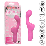 Rechargeable Butterfly Kiss Silicone Flicker G Spot and Clit Vibrating Teaser - Romantic Blessings