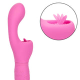 Rechargeable Butterfly Kiss Silicone Flicker G Spot and Clit Vibrating Teaser - Romantic Blessings