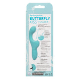Rechargeable Butterfly Kiss Silicone Flicker G Spot and Clit Vibrating Teaser - Romantic Blessings