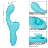 Rechargeable Butterfly Kiss Silicone Flicker G Spot and Clit Vibrating Teaser - Romantic Blessings