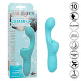 Rechargeable Butterfly Kiss Silicone Flicker G Spot and Clit Vibrating Teaser - Romantic Blessings