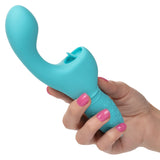 Rechargeable Butterfly Kiss Silicone Flicker G Spot and Clit Vibrating Teaser - Romantic Blessings