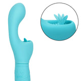 Rechargeable Butterfly Kiss Silicone Flicker G Spot and Clit Vibrating Teaser - Romantic Blessings