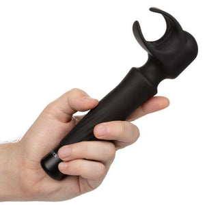 Optimum Power Vibrating Rechargeable 7 Function Male Wand Stroker - Romantic Blessings