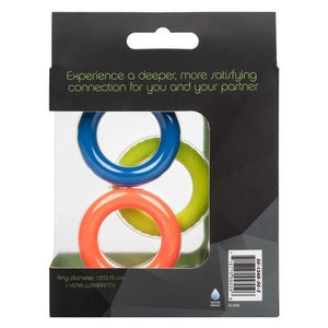 Link Up Ultra Soft Climax 3 Piece Penis Ring Set - Romantic Blessings
