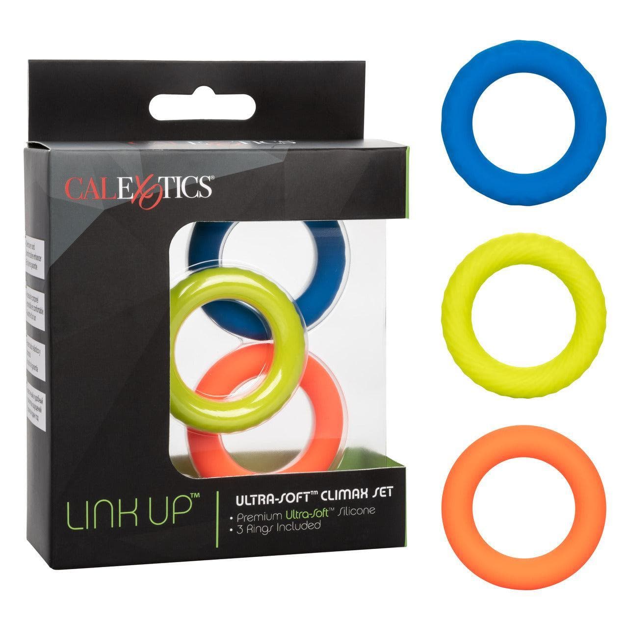Link Up Ultra Soft Climax 3 Piece Penis Ring Set - Romantic Blessings