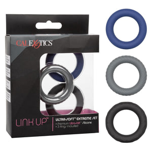 Link Up Ultra Soft Extreme Penis Ring Set - Romantic Blessings