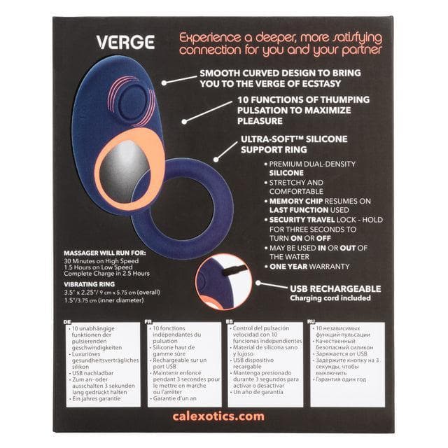 Link Up Verge Silicone 10 Function Vibrating Penis Ring - Romantic Blessings