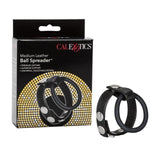 Leather Adjustable Ball Spreader Penis and Scrotum Ring Erection Enhancer - Romantic Blessings