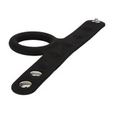 Silicone Tri-Snap Adjustable Scrotum Support with Penis Ring - Romantic Blessings