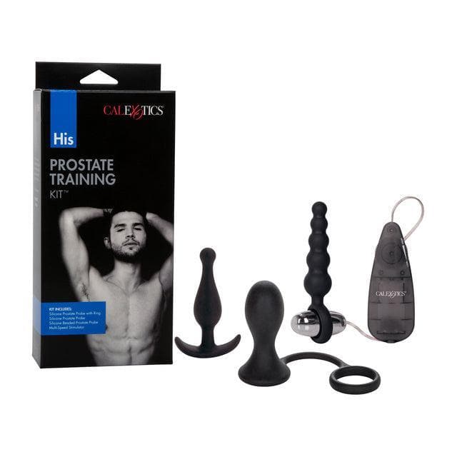 His Prostate 5 Piece Multi Probe Styles Anal Training Kit with Multi Speed Stimulator - Romantic Blessings