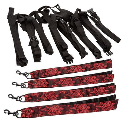 Scandal Couple's Role Play 8 Points Of Love Bed Fully Adjustable Restraint System - Romantic Blessings