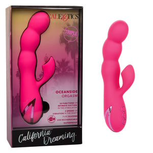California Dreaming Oceanside Orgasm 10 Suction Function Clitoral Stimulator - Romantic Blessings