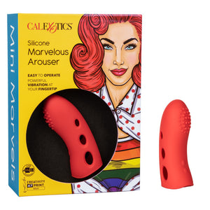 Mini Marvels Marvelous Arouser Rechargeable Silicone Finger Vibrator