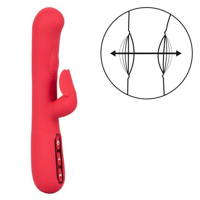 Throb Flutter Silicone Rechargeable Multi Function Thumping Vibrator - Romantic Blessings
