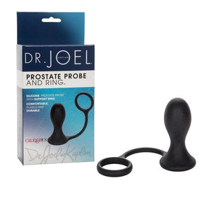 Dr. Kaplan Prostate Silicone Probe Butt Plug With Penis Ring - Romantic Blessings
