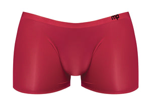 Male Power Seamless Sleek Short with Sheer Pouch Wine