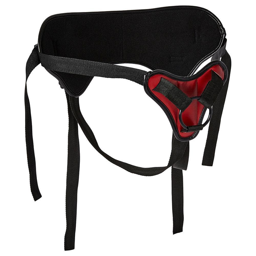 Saffron Strap-On Harness - Red/Black - Romantic Blessings