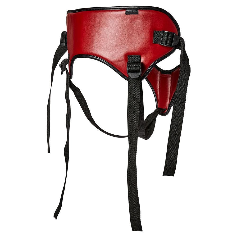 Saffron Strap-On Harness - Red/Black - Romantic Blessings